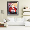Santa Claus - Full Round Diamond - 30x40cm