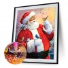 Santa Claus - Full Round Diamond - 30x40cm