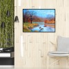 Flying Goose In Autumn - Full Round Diamond - 40*30cm