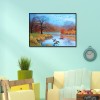 Flying Goose In Autumn - Full Round Diamond - 40*30cm
