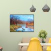 Flying Goose In Autumn - Full Round Diamond - 40*30cm