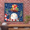 Bald Snowman - Full Round Diamond - 30*30cm