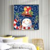 Bald Snowman - Full Round Diamond - 30*30cm