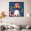 Bald Snowman - Full Round Diamond - 30*30cm