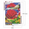 Apple Rose - Full Round Diamond - 30x40cm