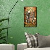 Animated Halloween  - Full Round Diamond - 30x40cm