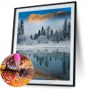 Snow - Full Diamond Painting - 30x40cm