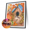 Pumpkin  - Full Round Diamond - 30x40cm