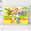 Kissing Rabbit - Full Round Diamond - 30x40cm