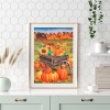 Pumpkin  - Full Round Diamond - 30x40cm