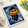 Halloween Pattern  - Full Round Diamond - 30x40cm