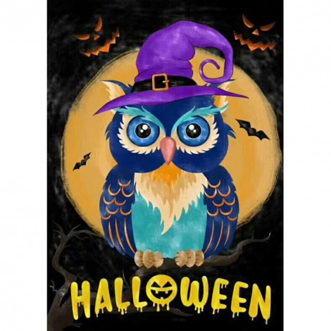 Halloween Pattern  - Full Round Diamond - 30x40cm
