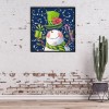 Bald Snowman - Full Round Diamond - 30*30cm
