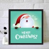 Resin Santa Claus Handicraft - Full Round Diamond - 30x30cm