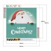 Resin Santa Claus Handicraft - Full Round Diamond - 30x30cm