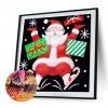 Santa Claus - Full Round Diamond - 30*30cm