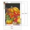 Pumpkin  - Full Round Diamond - 30x40cm