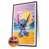 Diamond Painting Cartoon Koala on Beach Full Round Resin Rhinestone Picture
