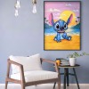 Diamond Painting Cartoon Koala on Beach Full Round Resin Rhinestone Picture
