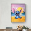 Diamond Painting Cartoon Koala on Beach Full Round Resin Rhinestone Picture
