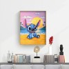 Diamond Painting Cartoon Koala on Beach Full Round Resin Rhinestone Picture