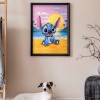 Diamond Painting Cartoon Koala on Beach Full Round Resin Rhinestone Picture