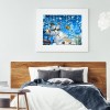 Big Snowman - Full Round Diamond - 40x30cm