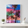 Coconut Tree - Full Round Diamond - 30x40cm