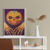 Pumpkin Skull - Special Shaped Diamond - 30x40cm