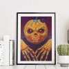 Pumpkin Skull - Special Shaped Diamond - 30x40cm