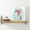 Cartoon Animal - Full Round Diamond - 30x30cm
