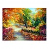 Autumn Scenery  - Partial Round Diamond - 30x30cm