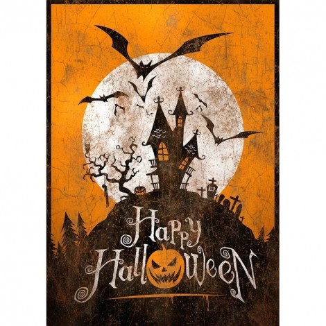Halloween  - Full Round Diamond - 30x40cm