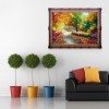 Autumn Scenery  - Partial Round Diamond - 30x30cm
