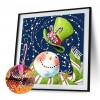 Bald Snowman - Full Round Diamond - 30*30cm