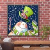Bald Snowman - Full Round Diamond - 30*30cm