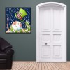 Bald Snowman - Full Round Diamond - 30*30cm