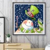 Bald Snowman - Full Round Diamond - 30*30cm