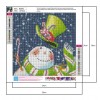 Bald Snowman - Full Round Diamond - 30*30cm