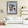 Santa Claus - Full Round Diamond - 30x40cm