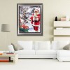 Santa Claus - Full Round Diamond - 30x40cm