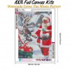 Santa Claus - Full Round Diamond - 30x40cm