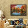 Autumn Lake - Full Diamond Painting - 40x30cm