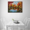 Autumn Lake - Full Diamond Painting - 40x30cm