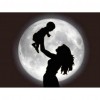 Mothers Day-Round Diamond-40*30CM