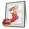 Christmas Socks - Full Round Diamond - 30*40cm