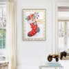 Christmas Socks - Full Round Diamond - 30*40cm