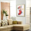 Christmas Socks - Full Round Diamond - 30*40cm