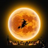 Halloween - Full Round Diamond - 30x30cm