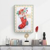 Christmas Socks - Full Round Diamond - 30*40cm